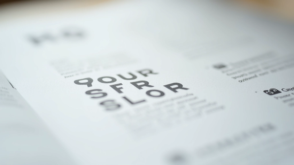 Typografisches Layout mit markierten Zeilenabständen und Absatzabständen, farbig hervorgehoben