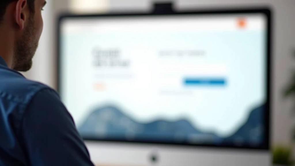 Webseiten-Mockup zeigt praktische Anwendung von visueller Gewichtung in einem echten Design